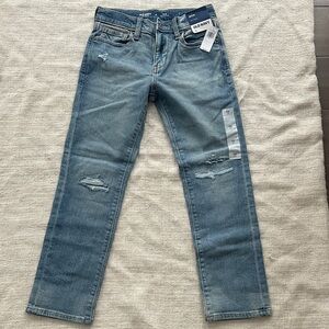 Old Navy Boys Light Blue Slim Straight Jeans